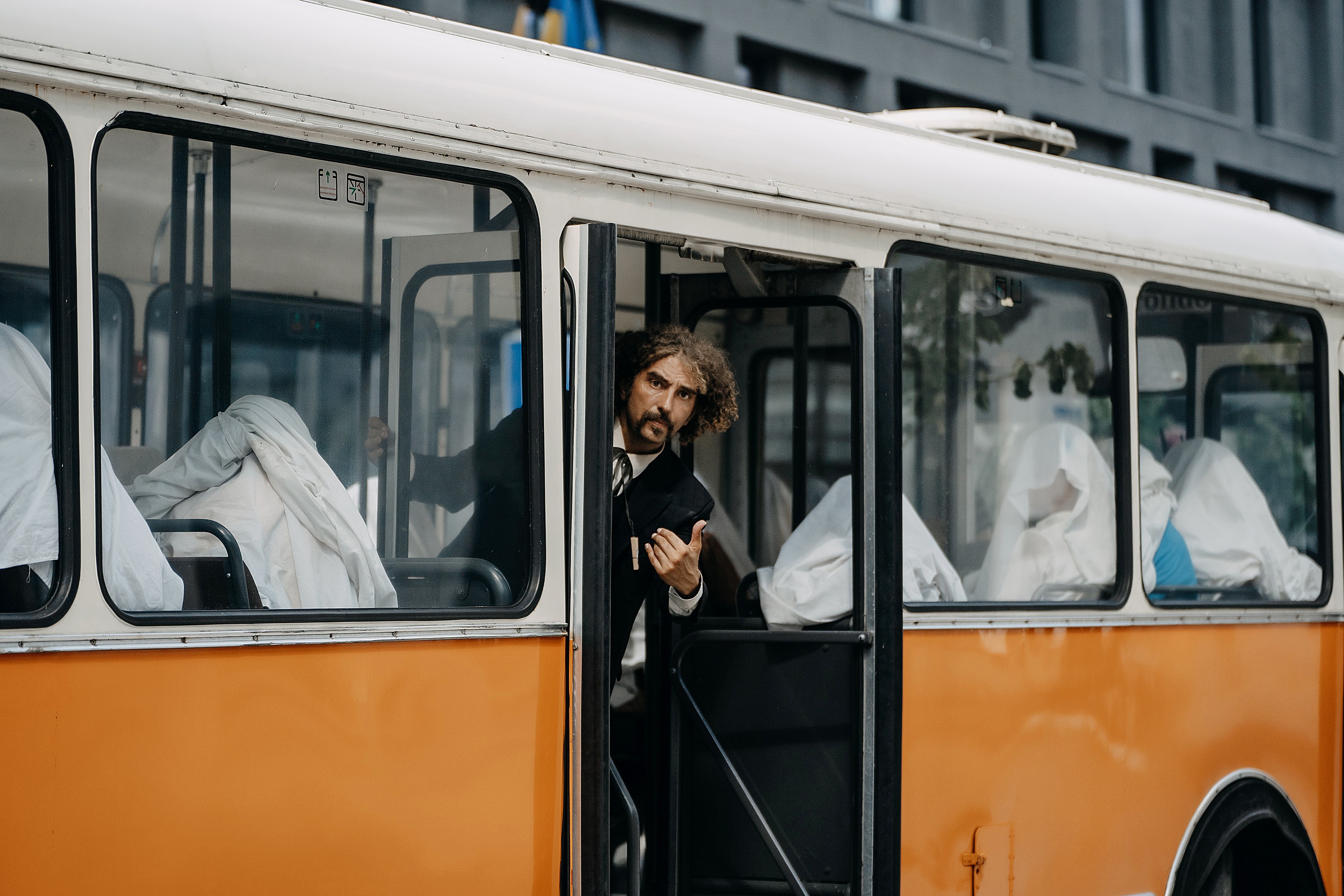 Performance “Fugit” by the troupe “Kamchàtka”. Photo by Martynas Plepys